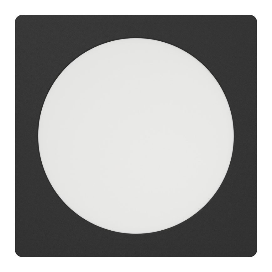 Eglo - infälld LED-takarmatur 10,5 W/230 V 2700/4000/6500 K 16,6x16,6 cm svart