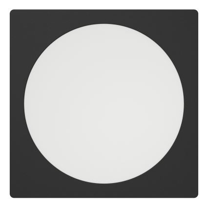 Eglo - LED-infälld takarmatur LED/18,5W/230V 2700/4000/6500K 21,6x21,6 cm svart