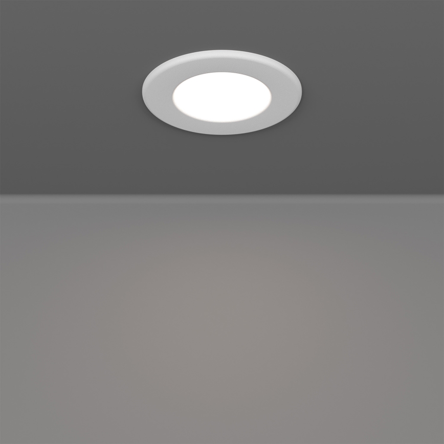 Eglo - Set med 3 infällda LED-armaturer LED/3,7W/230V 2700/4000/6500K Ø 8,8 cm vit