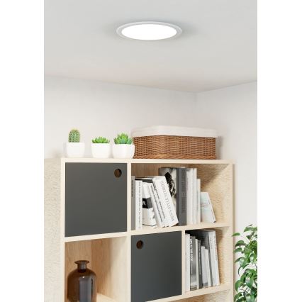 Eglo - LED infälld taklampa LED/18,5W/230V 2700/4000/6500K Ø 21,6 cm vit