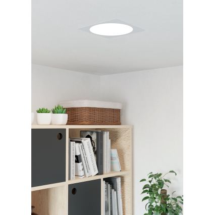 Eglo - LED infälld takarmatur LED/18,5W/230V 2700/4000/6500K 21,6x21,6 cm vit