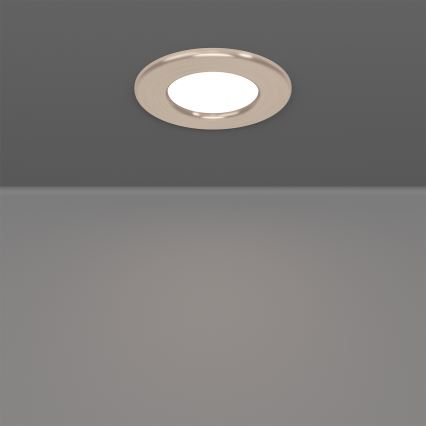 Eglo - 3-pack infällda LED-downlights LED/3,7W/230V 2700/4000/6500K Ø 8,8 cm mattkrom