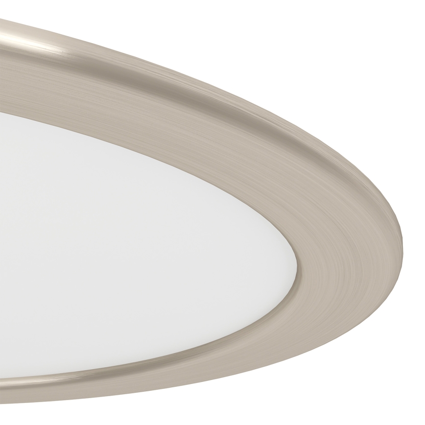 Eglo - Infälld LED-taklampa LED/18,5 W/230 V 2700/4000/6500 K Ø 21,6 cm matt krom