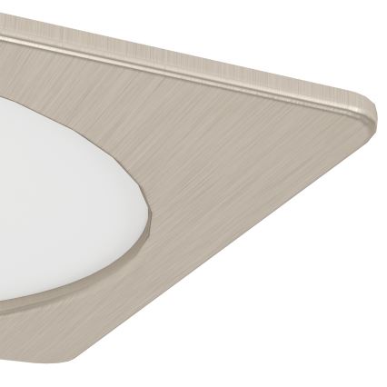 Eglo - Infälld LED-armatur LED/10,5W/230V 2700/4000/6500K 16,6x16,6 cm matt krom