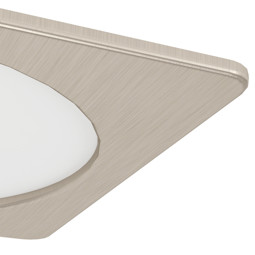 Eglo - Infälld LED-armatur LED/10,5W/230V 2700/4000/6500K 16,6x16,6 cm matt krom