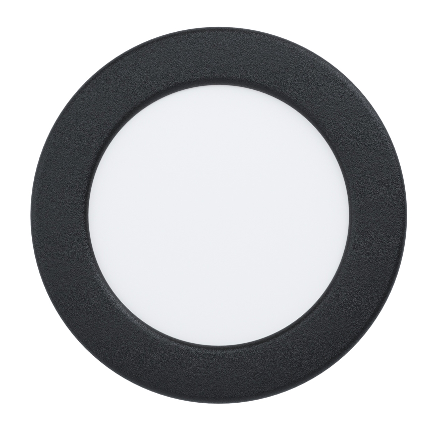 Eglo - LED infälld badrumsarmatur LED/6,3W/230V 2700/4000/6500K Ø 11,9 cm IP44 svart