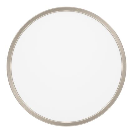 Eglo - LED RGBW dimbar badrumstaklampa LED/17,5W/230V 2700-6500K Ø 38,9 cm IP44 mattkrom