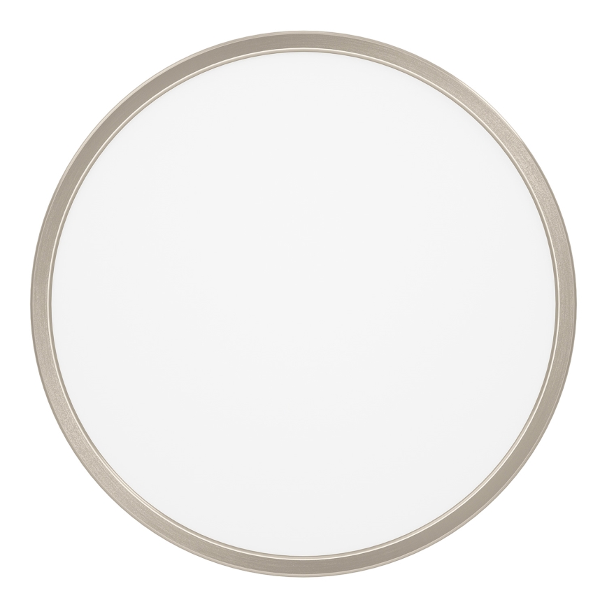 Eglo - LED RGBW dimbar badrumstaklampa LED/17,5W/230V 2700-6500K Ø 38,9 cm IP44 mattkrom