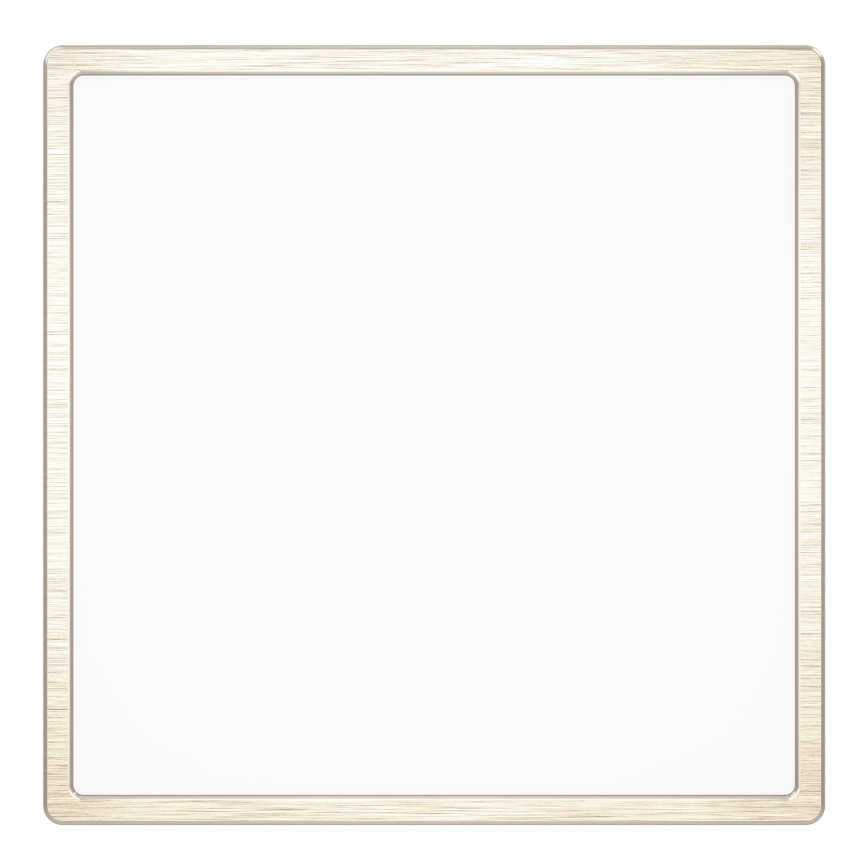 Eglo - LED RGBW dimbar badrumstaklampa LED/17,8W/230V 2700-6500K 39x39 cm IP44 matt krom