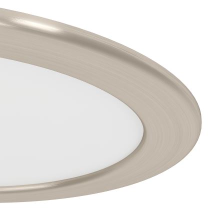 Eglo - LED RGBW dimbar infälld badrumsarmatur LED/9,5W/230V 2700-6500K Ø 16,8 cm IP44 matt krom