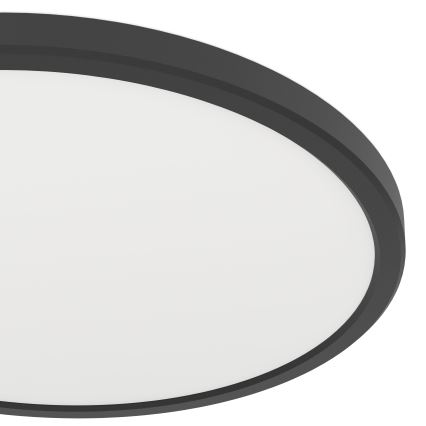 Eglo - LED badrumsplafond LED/13,9W/230V 2700/4000/6500K Ø 30 cm IP44 svart