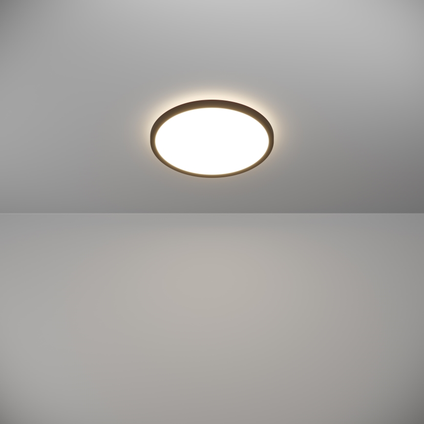 Eglo - LED badrumsplafond LED/13,9W/230V 2700/4000/6500K Ø 30 cm IP44 svart