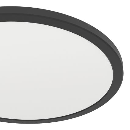 Eglo - LED taklampa för badrum LED/18,5W/230V 2700K/4000K/6500K diameter 38,9 cm IP44 svart