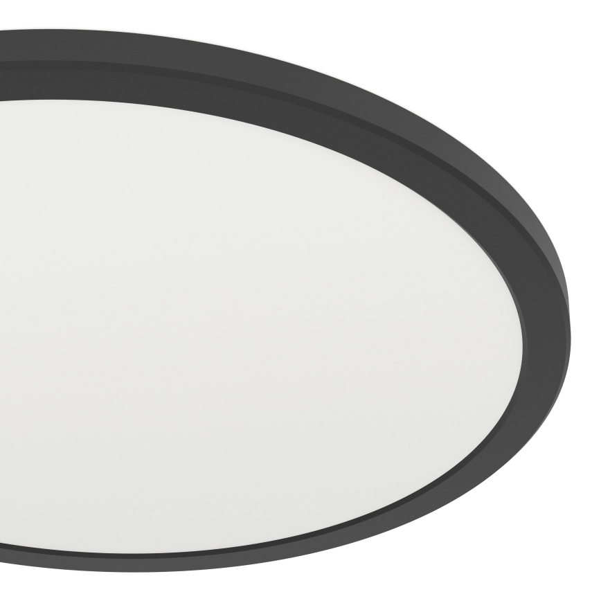 Eglo - LED taklampa för badrum LED/18,5W/230V 2700K/4000K/6500K diameter 38,9 cm IP44 svart