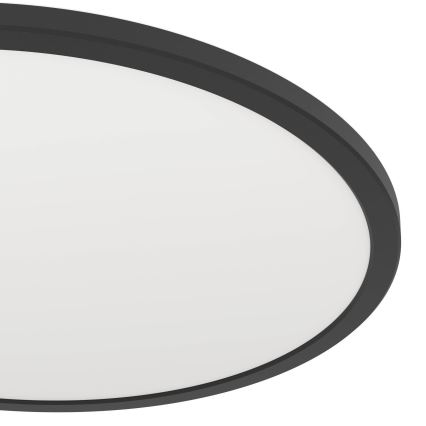 Eglo - LED badrumsplafond LED/16,8W/230V 2700/4000/6500K Ø 50 cm IP44 svart