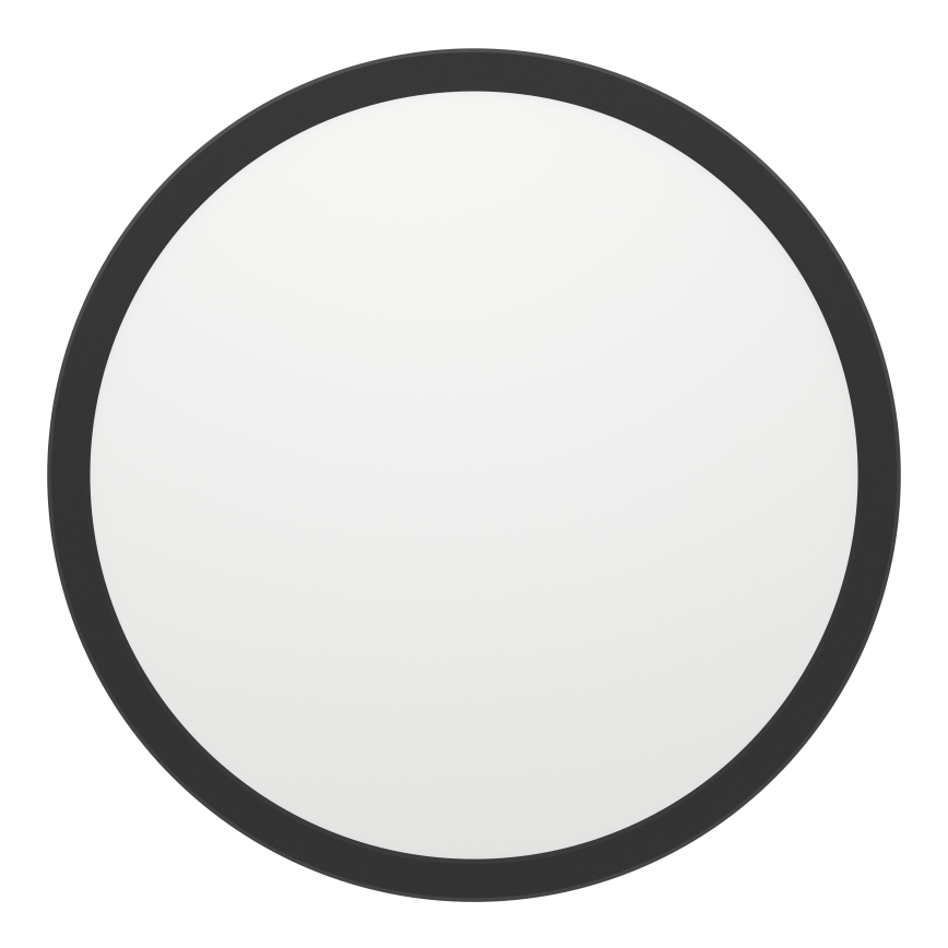 Eglo - LED ljusreglerad taklampa till badrum LED/18,5W/230V 2700-6500K diameter 38,9 cm IP44 svart + fjärrkontroll