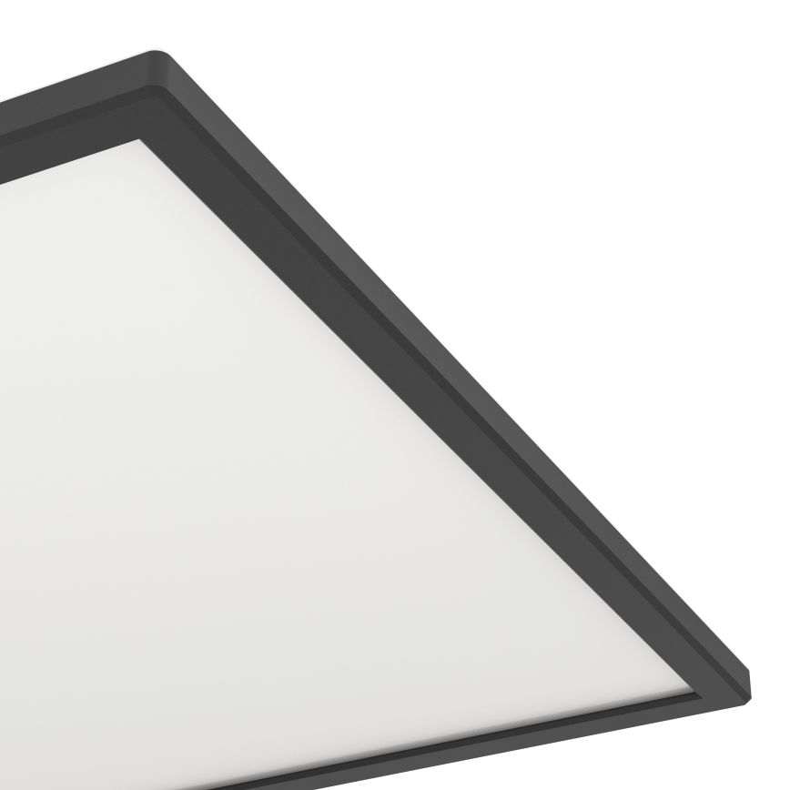 Eglo 901457 - LED ljusreglerad taklampa till badrum LED/17W/230V 2700-6500K 50x50 cm IP44 svart + fjärrkontroll