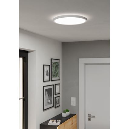 Eglo - LED ljusreglerad taklampa till badrum LED/18,5W/230V 2700-6500K diameter 38,9 cm IP44 vit + fjärrkontroll