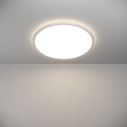 Eglo - LED ljusreglerad taklampa till badrum LED/16,8W/230V 2700-6500K pr.50 cm IP44 vit + fjärrkontroll
