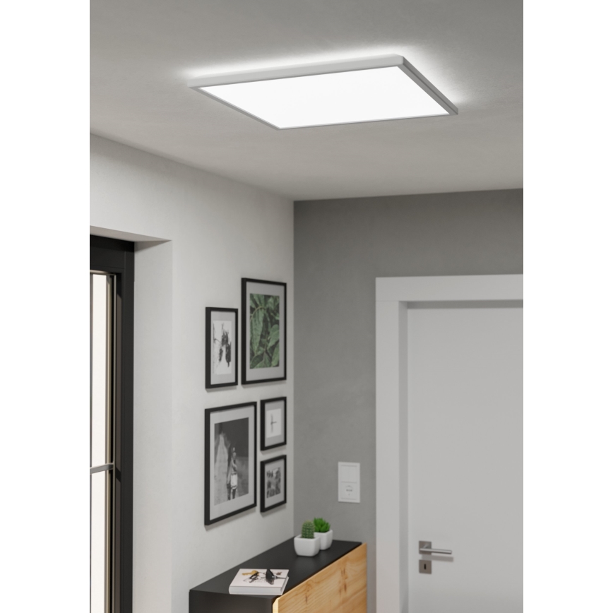 Eglo - LED ljusreglerad taklampa till badrum LED/17W/230V 2700-6500K 50x50 cm IP44 vit + fjärrkontroll
