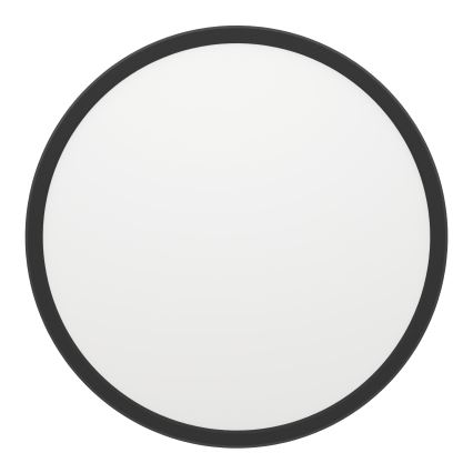 Eglo - LED RGBW Ljusreglerad vägglampa för badrum LED/13,9W/230V 2700-6500K diameter 30 cm IP44 svart ZigBee