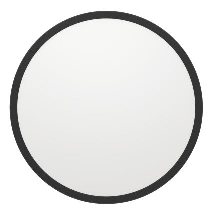 Eglo - LED RGBW Ljusreglerad vägglampa för badrum LED/16,8W/230V 2700-6500K diameter 50 cm IP44 svart ZigBee