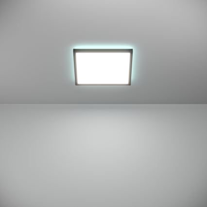 Eglo - LED RGBW Ljusreglerad vägglampa för badrum LED/13,4W/230V 2700-6500K 29x29 cm IP44 svart