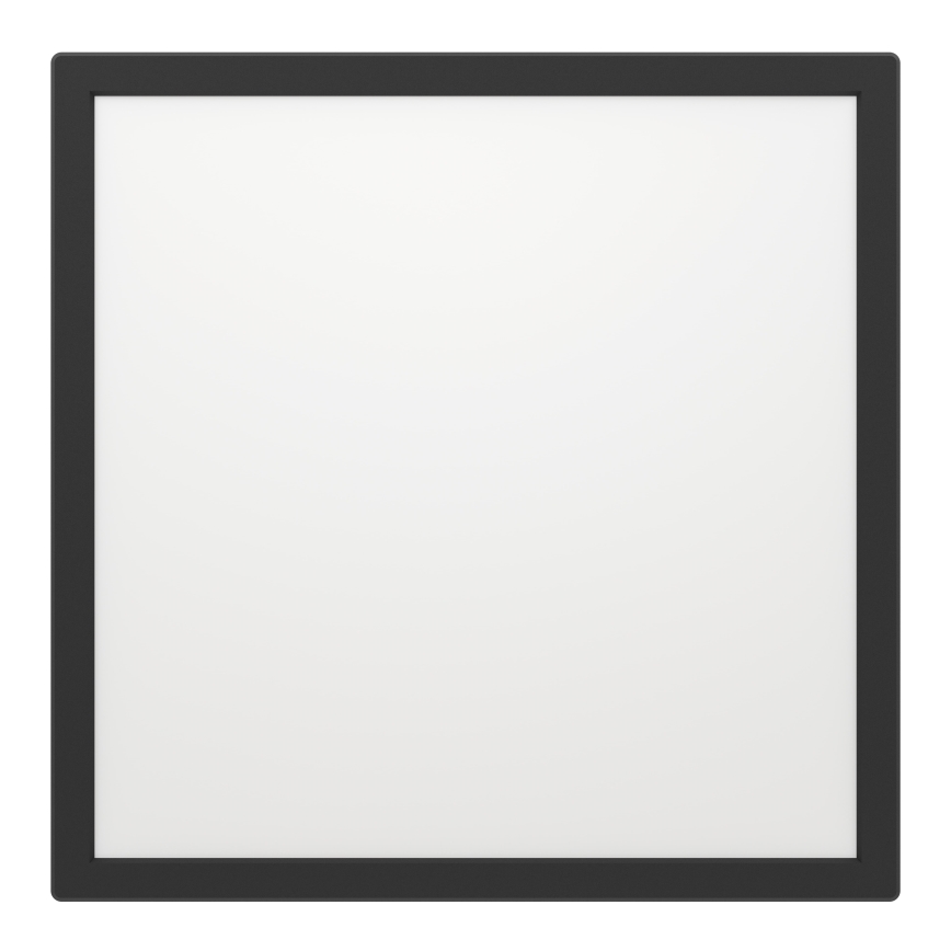 Eglo - LED RGBW Ljusreglerad vägglampa för badrum LED/17,6W/230V 2700-6500K 39x39 cm IP44 svart ZigBee