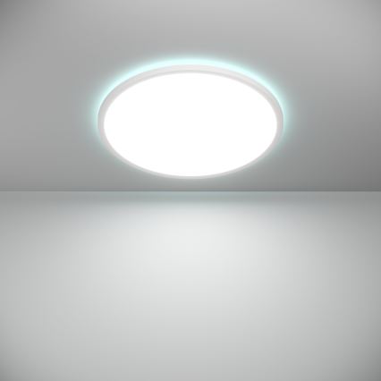 Eglo - LED RGBW Ljusreglerad vägglampa för badrum LED/16,8W/230V 2700-6500K diameter 50 cm IP44 vit ZigBee