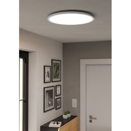 Eglo - LED RGBW Ljusreglerad vägglampa för badrum LED/16,8W/230V 2700-6500K diameter 50 cm IP44 vit ZigBee
