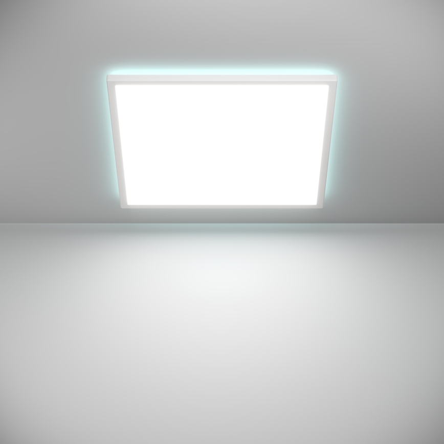 Eglo - LED RGBW Ljusreglerad vägglampa för badrum LED/17W/230V 2700-6500K 50x50 cm IP44 vit ZigBee