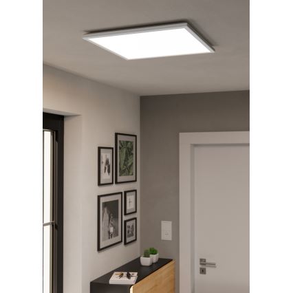 Eglo - LED RGBW Ljusreglerad vägglampa för badrum LED/17W/230V 2700-6500K 50x50 cm IP44 vit ZigBee