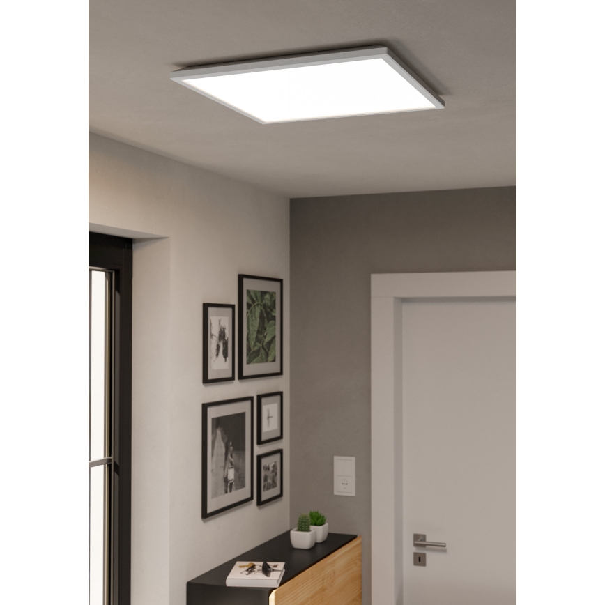 Eglo - LED RGBW Ljusreglerad vägglampa för badrum LED/17W/230V 2700-6500K 50x50 cm IP44 vit ZigBee