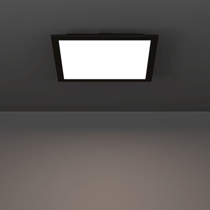 Eglo - LED RGBW dimbar taklampa LED/14W/230V 2700-6500K 30x30 cm svart