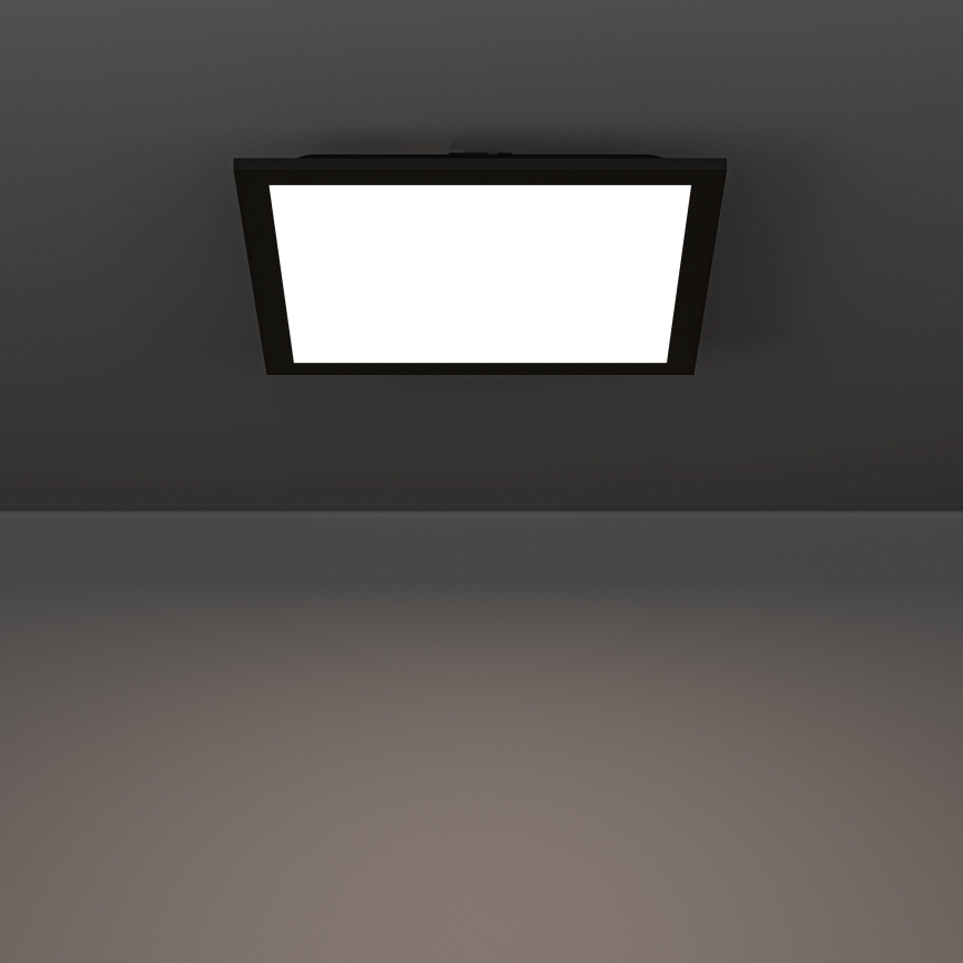Eglo - LED RGBW dimbar taklampa LED/14W/230V 2700-6500K 30x30 cm svart