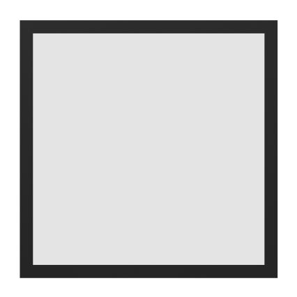 Eglo - LED RGBW Dimbart takarmatur LED/19W/230V 2700-6500K 40x40 cm svart