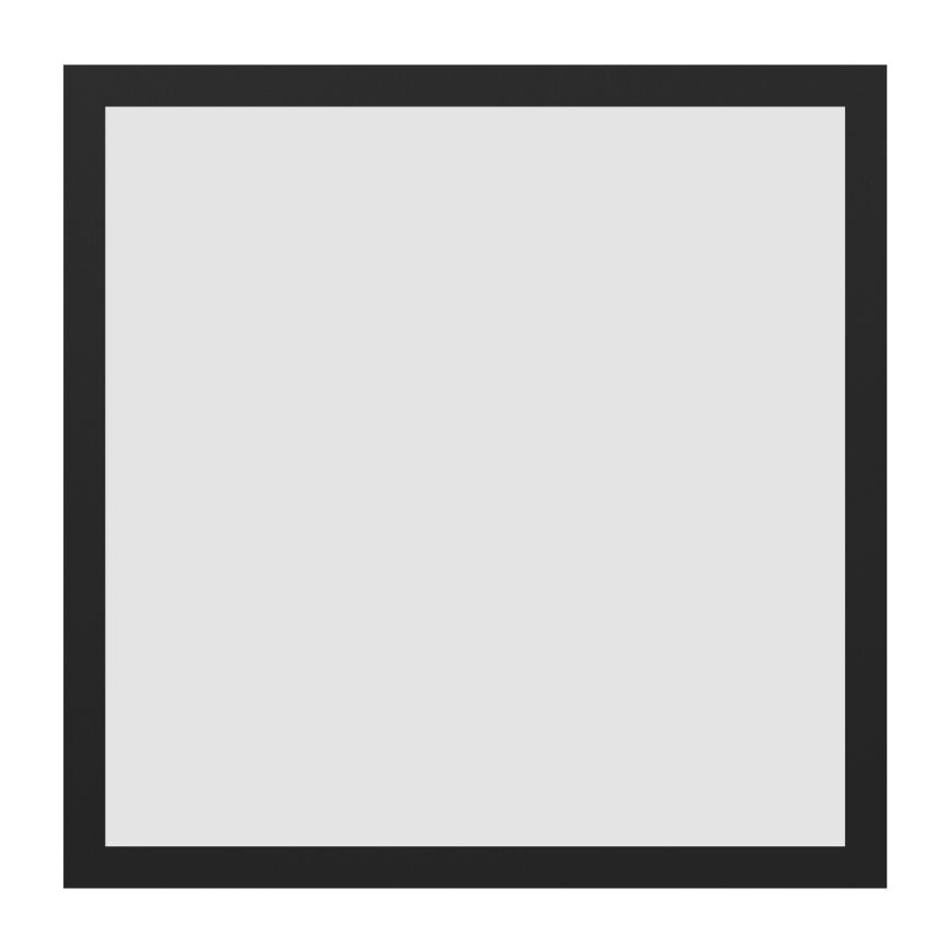 Eglo - LED RGBW Dimbart takarmatur LED/19W/230V 2700-6500K 40x40 cm svart