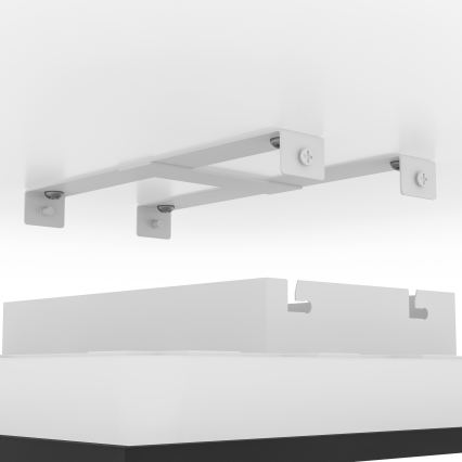 Eglo - LED RGBW Dimbart takarmatur LED/19W/230V 2700-6500K 40x40 cm svart