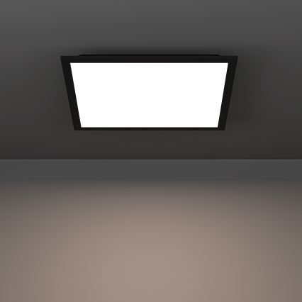 Eglo - LED RGBW Dimbart takarmatur LED/19W/230V 2700-6500K 40x40 cm svart