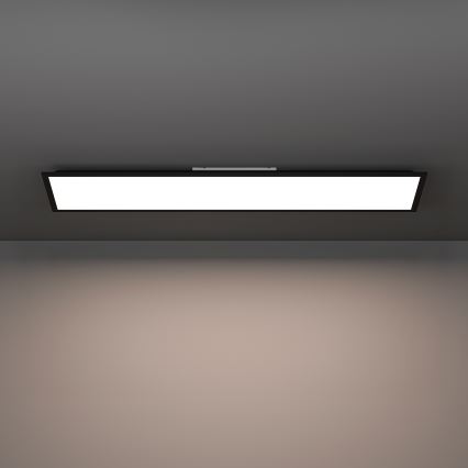 Eglo - LED RGBW Dimbar ytmonterad LED-panel/34W/230V 2700-6500K 120x30 cm svart