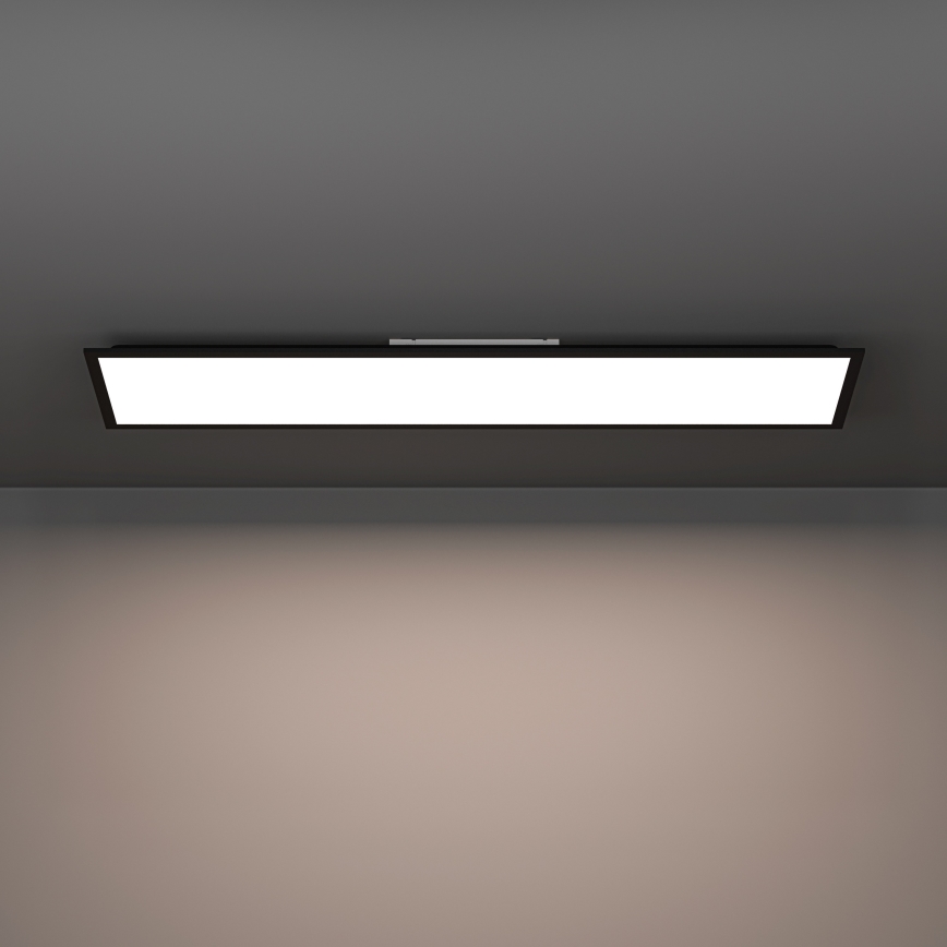 Eglo - LED RGBW Dimbar ytmonterad LED-panel/34W/230V 2700-6500K 120x30 cm svart