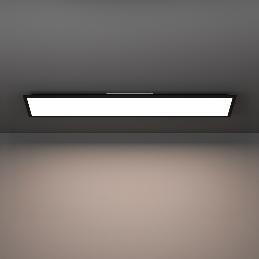 Eglo - LED RGBW dimbar ytmonterad LED-panel/28W/230V 2700–6500K 120x15 cm svart