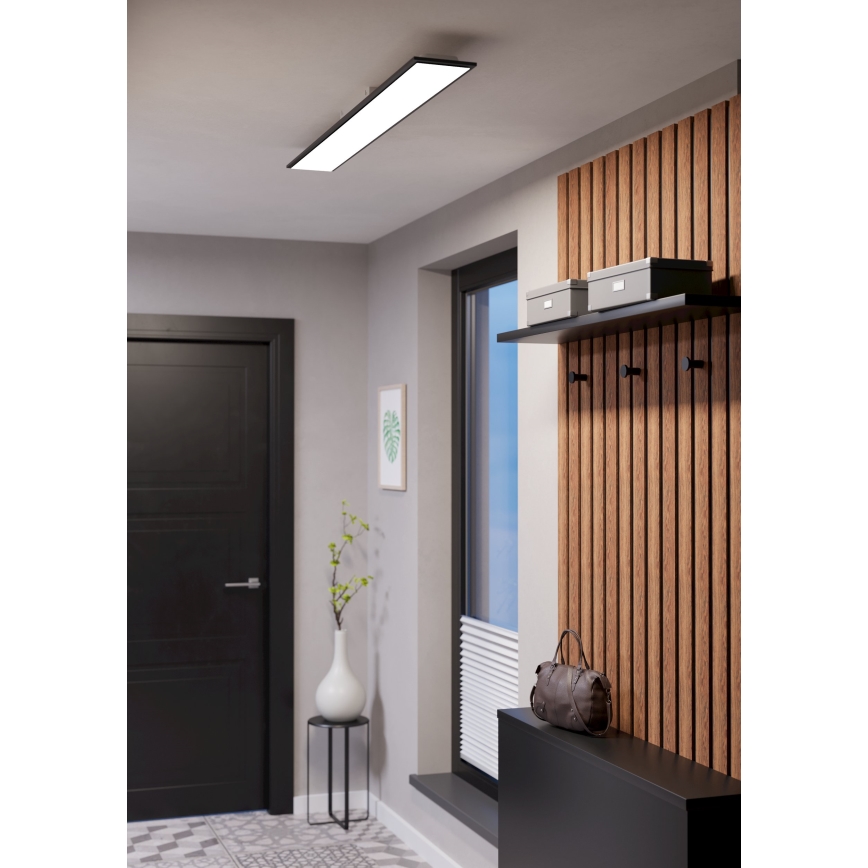 Eglo - LED RGBW dimbar ytmonterad LED-panel/28W/230V 2700–6500K 120x15 cm svart