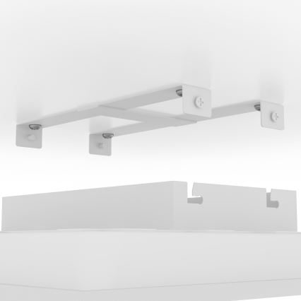 Eglo - LED RGBW dimbar taklampa LED/19W/230V 2700-6500K 40x40 cm vit