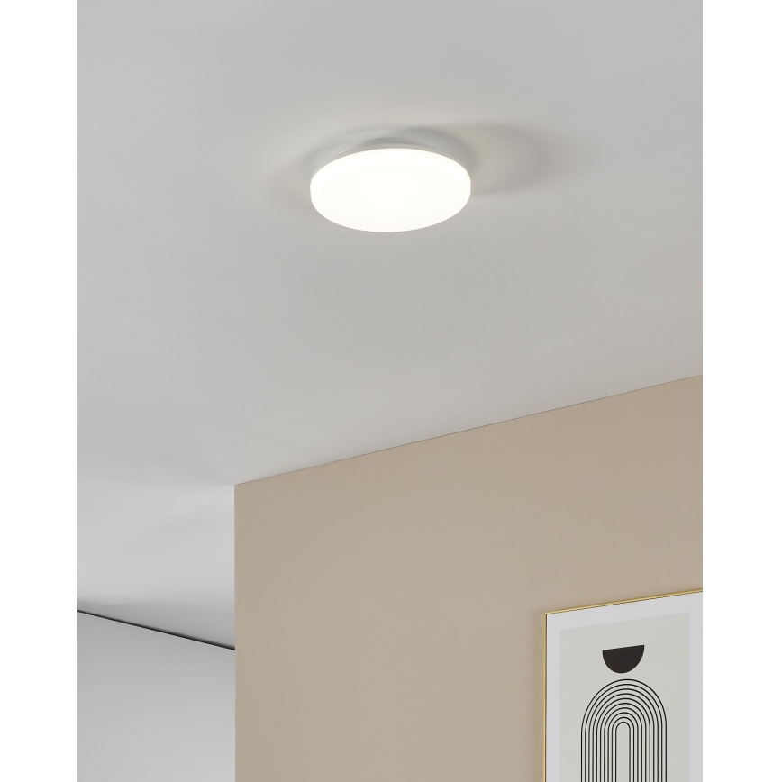 Eglo - LED badrumsplafond LED/16,5W/230V 2700/4000/6500K Ø 26 cm IP54 vit