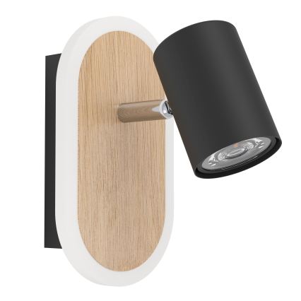Eglo - LED-väggspot LED/7W/230V brun/svart