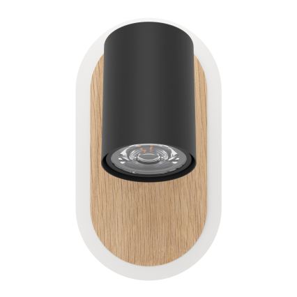 Eglo - LED-väggspot LED/7W/230V brun/svart