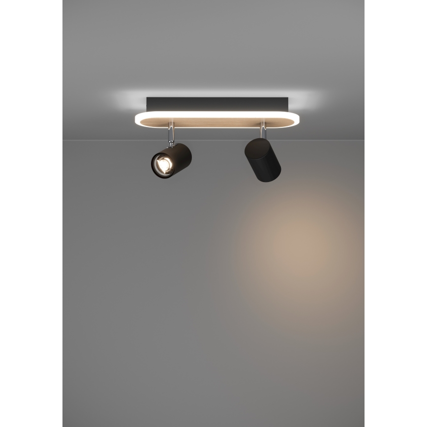 Eglo - LED-spot LED/12W/230V brun/svart