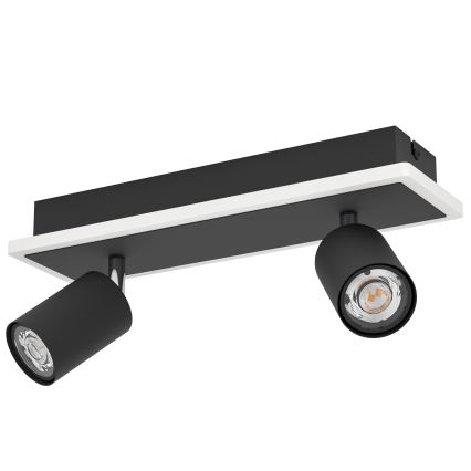 Eglo - LED spotlampa LED/12W/230V svart