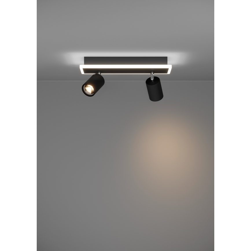 Eglo - LED spotlampa LED/12W/230V svart